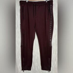 Sean John Men's Burgundy Joggers